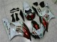2006-2007 Braun Weiß Yamaha YZF R6 Motorrad Verkleidung 2006-2007 Braun Weiß Yamaha YZF R6 Motorrad Verkleidung