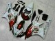 2006-2007 Braun Weiß Yamaha YZF R6 Motorrad Verkleidung 2006-2007 Braun Weiß Yamaha YZF R6 Motorrad Verkleidung