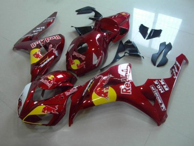 2006-2007 CUndy Rot Rot Bull Honda CBR1000RR Motorrad Verkleidung