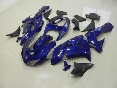 2006-2007 Dunkel blau Kawasaki ZX10R Motorrad Verkleidung