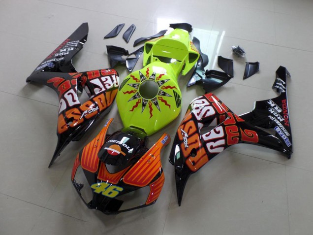 2006-2007 Fluro Rossi Honda CBR1000RR Motorrad Verkleidung 2006-2007 Fluro Rossi Honda CBR1000RR Motorrad Verkleidung