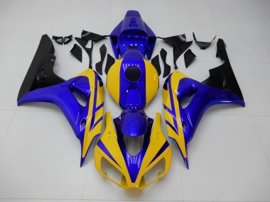 2006-2007 Gelb Blau Honda CBR1000RR Motorrad Verkleidung