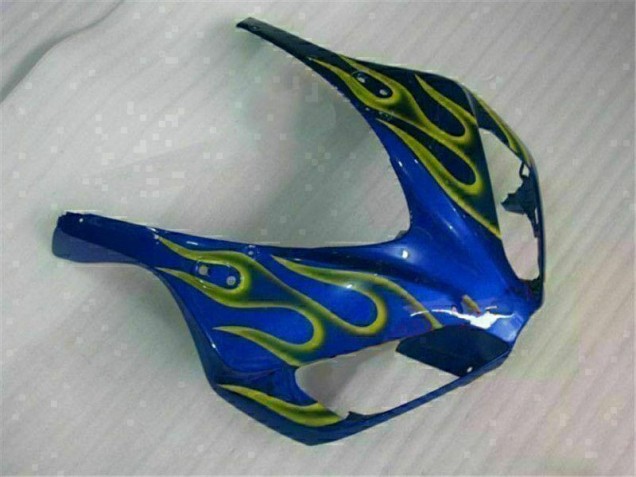 2006-2007 Gelb Flamme Blau Honda CBR1000RR Motorrad Verkleidung 2006-2007 Gelb Flamme Blau Honda CBR1000RR Motorrad Verkleidung