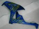 2006-2007 Gelb Flamme Blau Honda CBR1000RR Motorrad Verkleidung 2006-2007 Gelb Flamme Blau Honda CBR1000RR Motorrad Verkleidung
