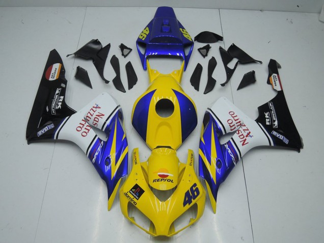 2006-2007 Gelb Nastro Honda CBR1000RR Motorrad Verkleidung 2006-2007 Gelb Nastro Honda CBR1000RR Motorrad Verkleidung