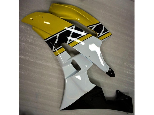 2006-2007 Gelb Weiß Schwarz Yamaha YZF R6 Motorrad Verkleidung 2006-2007 Gelb Weiß Schwarz Yamaha YZF R6 Motorrad Verkleidung