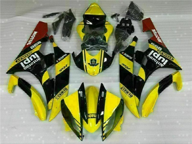 2006-2007 Gelb Yamaha YZF R6 Motorrad Verkleidung Komplett Sets 2006-2007 Gelb Yamaha YZF R6 Motorrad Verkleidung Komplett Sets