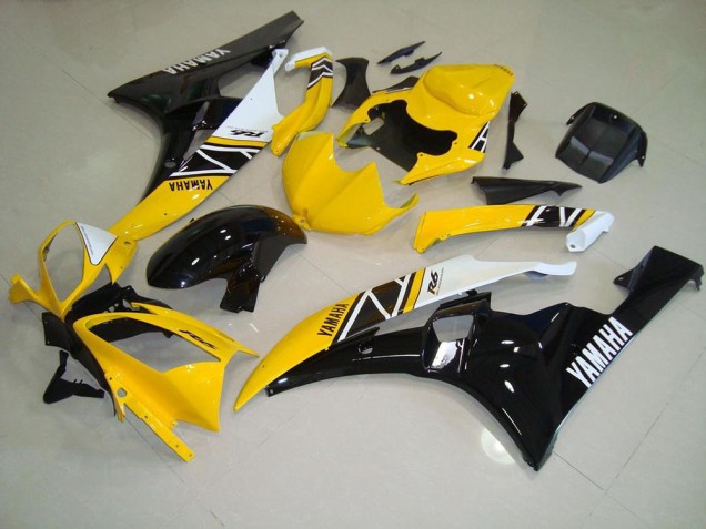 2006-2007 Gelb Yamaha YZF R6 Motorrad Verkleidung 2006-2007 Gelb Yamaha YZF R6 Motorrad Verkleidung