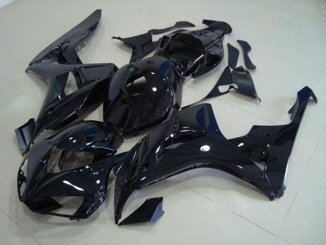 2006-2007 Glänzend Schwarz Honda CBR1000RR Motorrad Verkleidungen