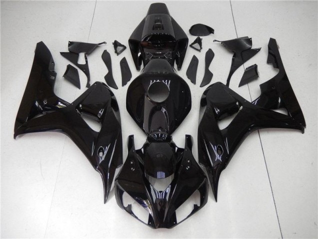2006-2007 Glänzend Schwarz Honda CBR1000RR Motorrad Vollverkleidung 2006-2007 Glänzend Schwarz Honda CBR1000RR Motorrad Vollverkleidung