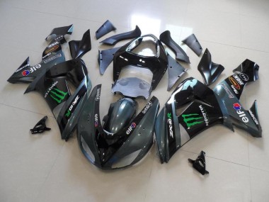 2006-2007 Graues Monster Kawasaki ZX10R Motorrad Verkleidung