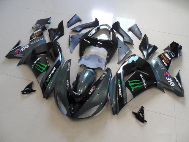 2006-2007 Graues Monster Kawasaki ZX10R Motorrad Verkleidung 2006-2007 Graues Monster Kawasaki ZX10R Motorrad Verkleidung