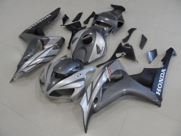 2006-2007 Graues Silber und Matt schwarz Honda CBR1000RR Motorrad Verkleidung 2006-2007 Graues Silber und Matt schwarz Honda CBR1000RR Motorrad Verkleidung