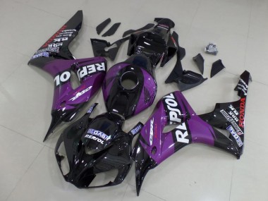 2006-2007 Lila Repsol Honda CBR1000RR Motorrad Verkleidung