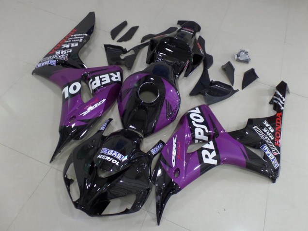 2006-2007 Lila Repsol Honda CBR1000RR Motorrad Verkleidung 2006-2007 Lila Repsol Honda CBR1000RR Motorrad Verkleidung
