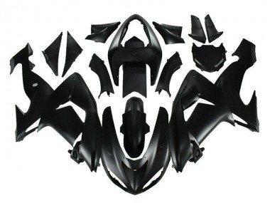 2006-2007 Matt Schwarz Kawasaki ZX10R Motorrad Verkleidungen