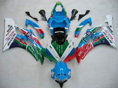 2006-2007 Mehrfarbig Yamaha YZF R6 Motorrad Verkleidung