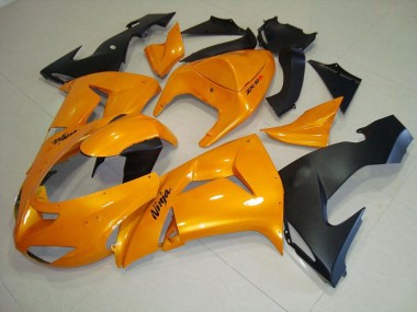 2006-2007 Orange Kawasaki ZX10R Motorrad Verkleidung