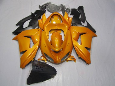 2006-2007 Orange Kawasaki ZX10R Motorrad Verkleidungen