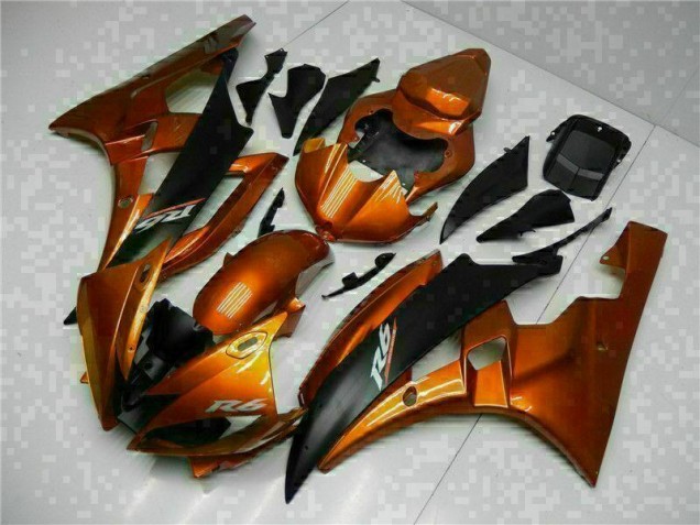 2006-2007 Orange Yamaha YZF R6 Motorrad Verkleidung 2006-2007 Orange Yamaha YZF R6 Motorrad Verkleidung