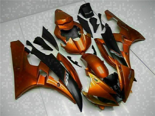 2006-2007 Orange Yamaha YZF R6 Motorrad Verkleidung 2006-2007 Orange Yamaha YZF R6 Motorrad Verkleidung