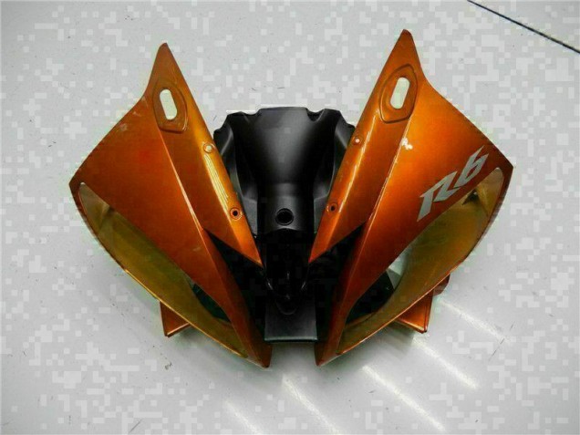 2006-2007 Orange Yamaha YZF R6 Motorrad Verkleidung 2006-2007 Orange Yamaha YZF R6 Motorrad Verkleidung