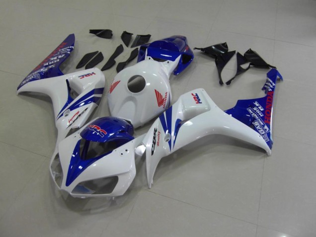 2006-2007 Perl Weiß Blau Honda CBR1000RR Motorrad Verkleidung