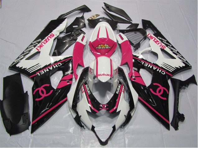 2006-2007 Rosa Chanel Suzuki GSXR 600 Motorrad Verkleidung 2006-2007 Rosa Chanel Suzuki GSXR 600 Motorrad Verkleidung