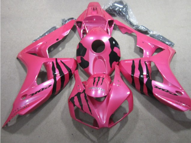 2006-2007 Rosa Schwarz Monster Honda CBR1000RR Motorrad Verkleidung