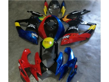 2006-2007 Rot Blau Suzuki GSXR 600/750 Motorrad Verkleidung
