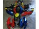 2006-2007 Rot Blau Suzuki GSXR 600/750 Motorrad Verkleidung 2006-2007 Rot Blau Suzuki GSXR 600/750 Motorrad Verkleidung