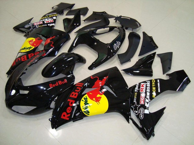 2006-2007 Rot Bull Kawasaki ZX10R Motorrad Verkleidung 2006-2007 Rot Bull Kawasaki ZX10R Motorrad Verkleidung