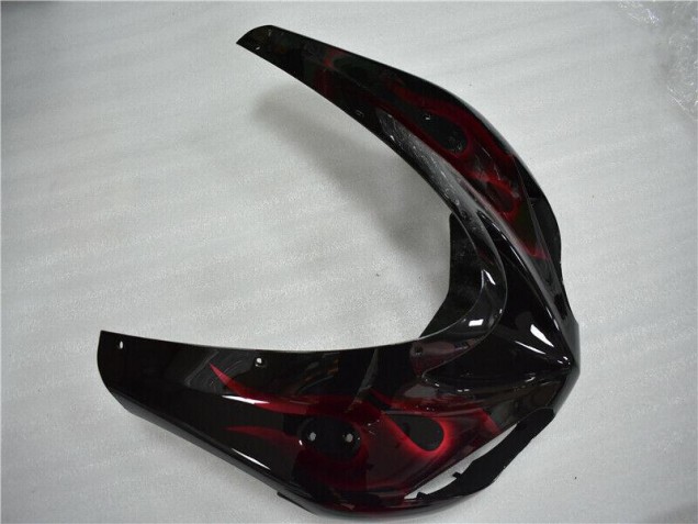 2006-2007 Rot Flamme Kawasaki ZX10R Motorrad Verkleidung 2006-2007 Rot Flamme Kawasaki ZX10R Motorrad Verkleidung