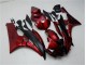 2006-2007 Rot Schwarz Yamaha YZF R6 Motorrad Verkleidungen 2006-2007 Rot Schwarz Yamaha YZF R6 Motorrad Verkleidungen