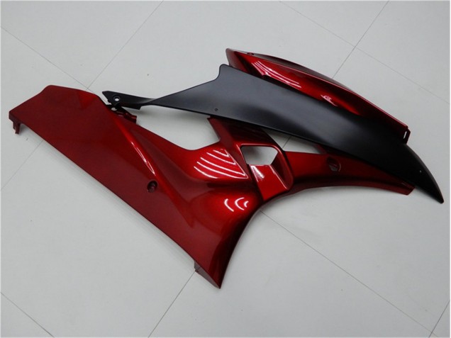 2006-2007 Rot Schwarz Yamaha YZF R6 Motorrad Verkleidungen 2006-2007 Rot Schwarz Yamaha YZF R6 Motorrad Verkleidungen