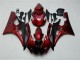 2006-2007 Rot Schwarz Yamaha YZF R6 Motorrad Verkleidungen 2006-2007 Rot Schwarz Yamaha YZF R6 Motorrad Verkleidungen