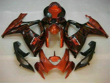 2006-2007 Rot Suzuki GSXR 600/750 Motorrad Verkleidung
