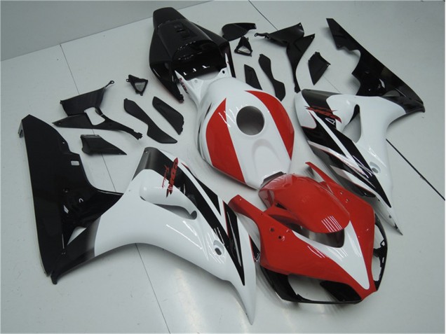 2006-2007 Rot Weiß Schwarz Honda CBR1000RR Motorrad Verkleidungen 2006-2007 Rot Weiß Schwarz Honda CBR1000RR Motorrad Verkleidungen