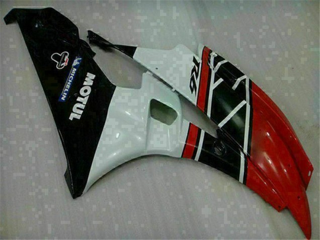 2006-2007 Rot Weiß Yamaha YZF R6 Motor Verkleidungen 2006-2007 Rot Weiß Yamaha YZF R6 Motor Verkleidungen