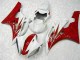 2006-2007 Rot Weiß Yamaha YZF R6 Motorrad Verkleidung 2006-2007 Rot Weiß Yamaha YZF R6 Motorrad Verkleidung