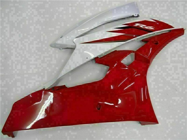 2006-2007 Rot Weiß Yamaha YZF R6 Motorrad Verkleidung 2006-2007 Rot Weiß Yamaha YZF R6 Motorrad Verkleidung