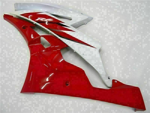2006-2007 Rot Weiß Yamaha YZF R6 Motorrad Verkleidung 2006-2007 Rot Weiß Yamaha YZF R6 Motorrad Verkleidung