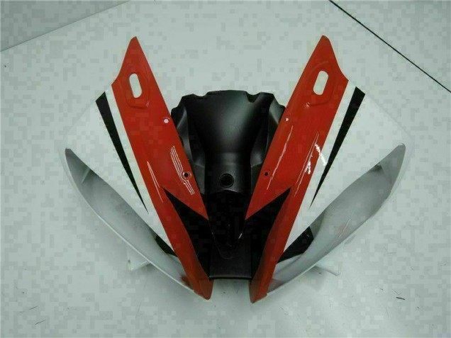 2006-2007 Rot Weiß Yamaha YZF R6 Motorrad Vollverkleidung 2006-2007 Rot Weiß Yamaha YZF R6 Motorrad Vollverkleidung