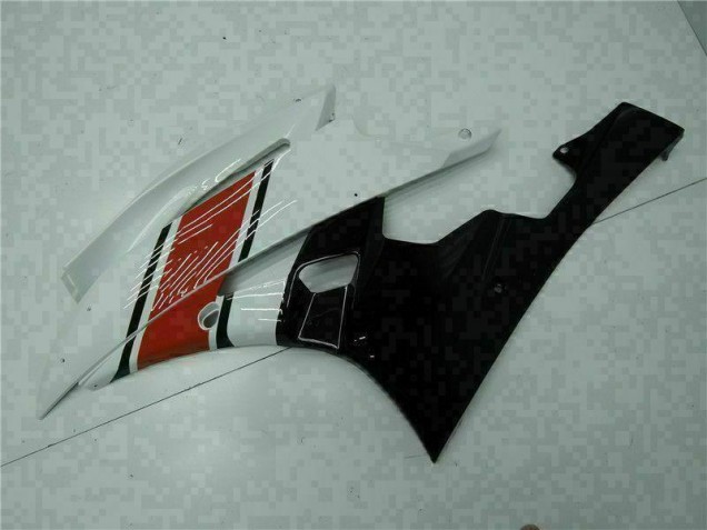 2006-2007 Rot Weiß Yamaha YZF R6 Motorrad Vollverkleidung 2006-2007 Rot Weiß Yamaha YZF R6 Motorrad Vollverkleidung