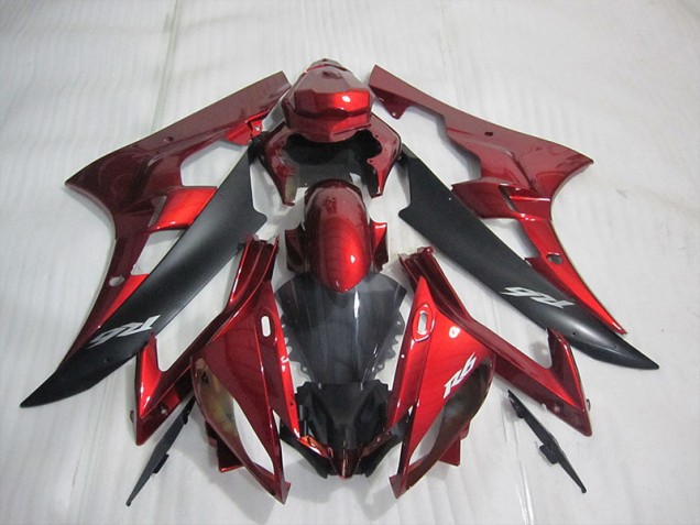 2006-2007 Rot Yamaha YZF R6 Motorrad Verkleidungen 2006-2007 Rot Yamaha YZF R6 Motorrad Verkleidungen