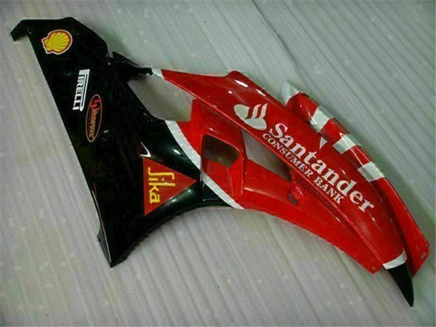2006-2007 Rot Yamaha YZF R6 Motorrad Vollverkleidung 2006-2007 Rot Yamaha YZF R6 Motorrad Vollverkleidung