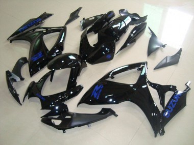 2006-2007 Schwarz Blau Aufkleber Suzuki GSXR 750 Motorrad Verkleidung