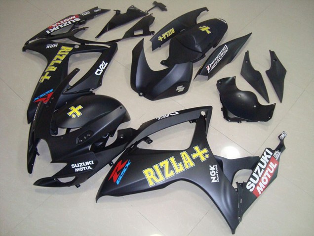 2006-2007 Schwarz Gelb Rizla Suzuki GSXR 750 Motorrad Verkleidung 2006-2007 Schwarz Gelb Rizla Suzuki GSXR 750 Motorrad Verkleidung