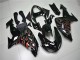 2006-2007 Schwarz Grau Rot Kawasaki ZX10R Motorrad Verkleidung 2006-2007 Schwarz Grau Rot Kawasaki ZX10R Motorrad Verkleidung