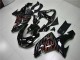 2006-2007 Schwarz Grau Rot Kawasaki ZX10R Motorrad Verkleidung 2006-2007 Schwarz Grau Rot Kawasaki ZX10R Motorrad Verkleidung